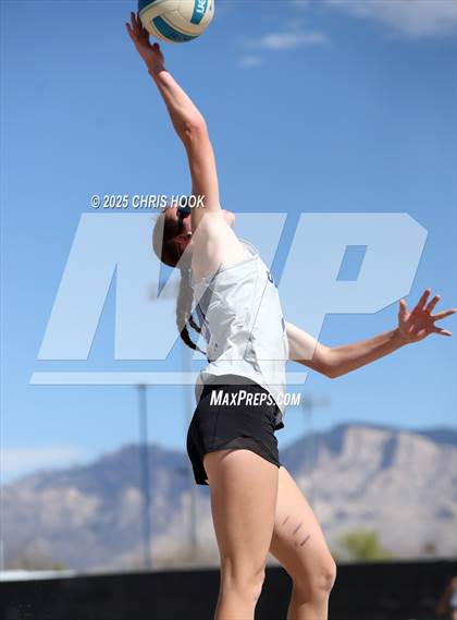 Thumbnail 3 in O'Connor vs Xavier College Prep (CatBox Classic Beach Invitational) photogallery.