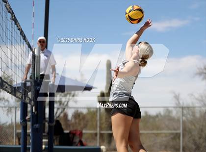 Thumbnail 3 in O'Connor vs Xavier College Prep (CatBox Classic Beach Invitational) photogallery.