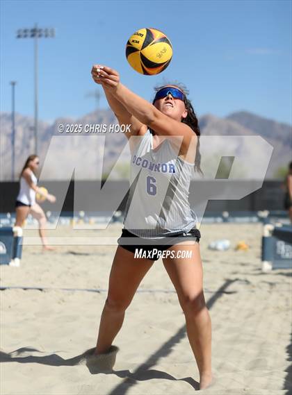Thumbnail 3 in O'Connor vs Xavier College Prep (CatBox Classic Beach Invitational) photogallery.