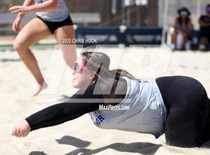 Thumbnail 3 in O'Connor vs Xavier College Prep (CatBox Classic Beach Invitational) photogallery.