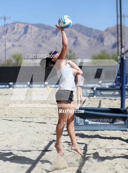 Thumbnail 2 in O'Connor vs Xavier College Prep (CatBox Classic Beach Invitational) photogallery.