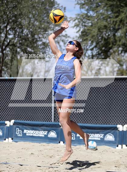 Thumbnail 3 in O'Connor vs Xavier College Prep (CatBox Classic Beach Invitational) photogallery.