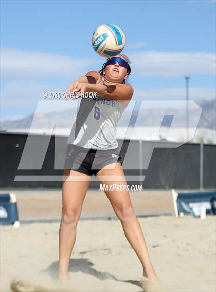 Thumbnail 1 in O'Connor vs Xavier College Prep (CatBox Classic Beach Invitational) photogallery.