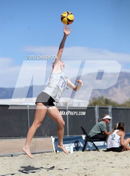 Thumbnail 1 in O'Connor vs Xavier College Prep (CatBox Classic Beach Invitational) photogallery.