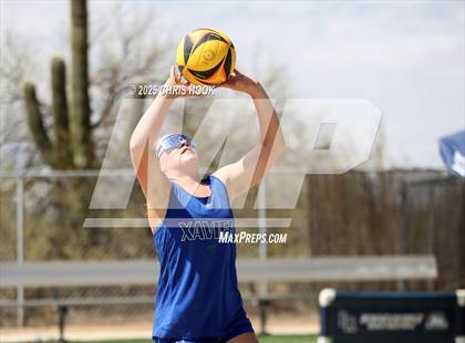 Thumbnail 2 in O'Connor vs Xavier College Prep (CatBox Classic Beach Invitational) photogallery.