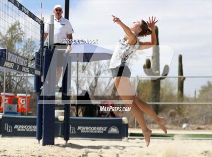 Thumbnail 1 in O'Connor vs Xavier College Prep (CatBox Classic Beach Invitational) photogallery.