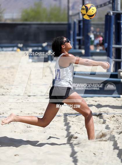 Thumbnail 1 in O'Connor vs Xavier College Prep (CatBox Classic Beach Invitational) photogallery.