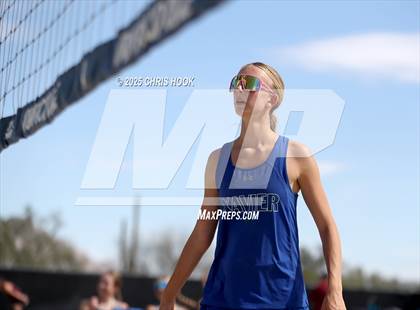 Thumbnail 2 in O'Connor vs Xavier College Prep (CatBox Classic Beach Invitational) photogallery.