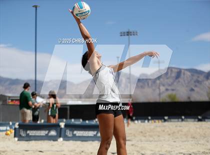 Thumbnail 2 in O'Connor vs Xavier College Prep (CatBox Classic Beach Invitational) photogallery.