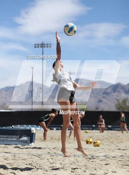 Thumbnail 1 in O'Connor vs Xavier College Prep (CatBox Classic Beach Invitational) photogallery.