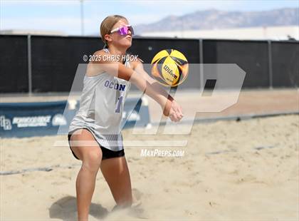 Thumbnail 2 in O'Connor vs Xavier College Prep (CatBox Classic Beach Invitational) photogallery.