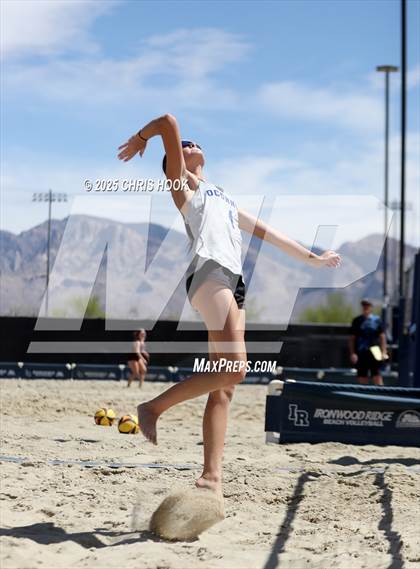 Thumbnail 1 in O'Connor vs Xavier College Prep (CatBox Classic Beach Invitational) photogallery.
