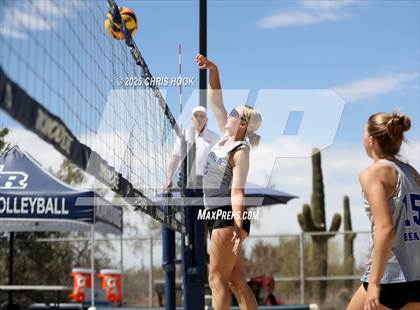 Thumbnail 3 in O'Connor vs Xavier College Prep (CatBox Classic Beach Invitational) photogallery.