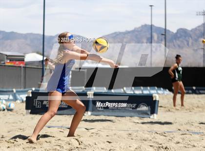 Thumbnail 1 in O'Connor vs Xavier College Prep (CatBox Classic Beach Invitational) photogallery.