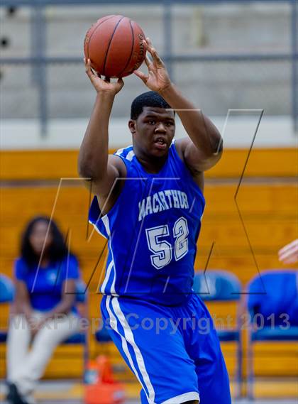 Thumbnail 1 in MacArthur @ O'Connor (NISD Boys Basketball Tournament) photogallery.