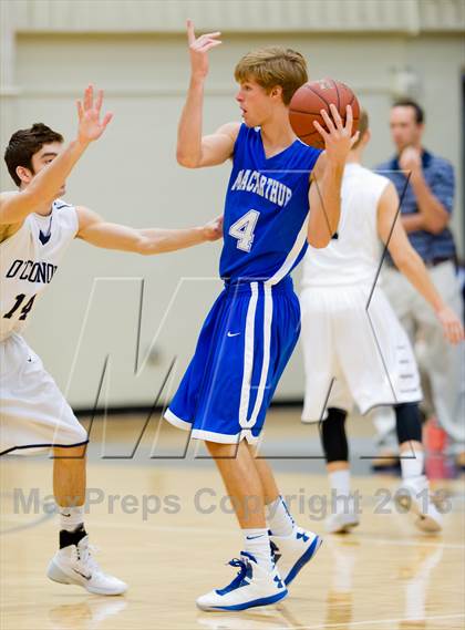 Thumbnail 3 in MacArthur @ O'Connor (NISD Boys Basketball Tournament) photogallery.