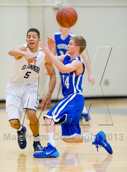 Thumbnail 2 in MacArthur @ O'Connor (NISD Boys Basketball Tournament) photogallery.
