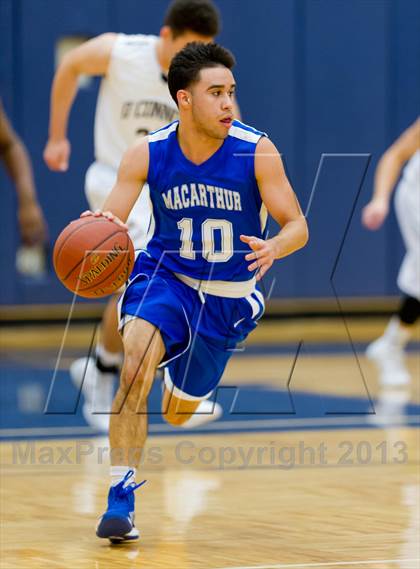 Thumbnail 2 in MacArthur @ O'Connor (NISD Boys Basketball Tournament) photogallery.