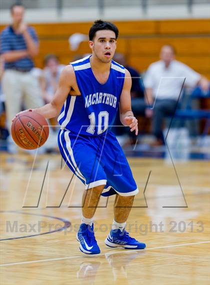 Thumbnail 3 in MacArthur @ O'Connor (NISD Boys Basketball Tournament) photogallery.