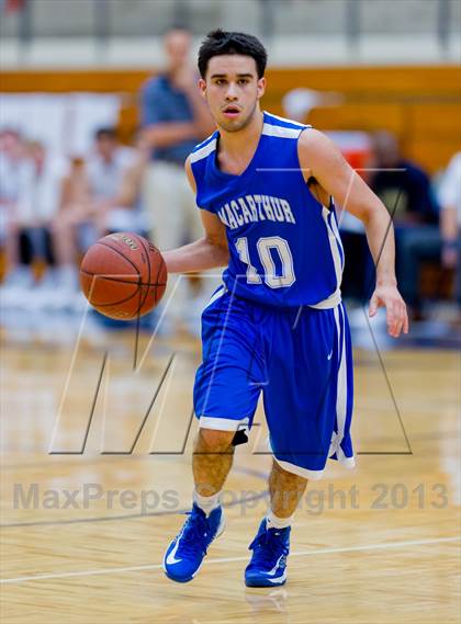 Thumbnail 1 in MacArthur @ O'Connor (NISD Boys Basketball Tournament) photogallery.