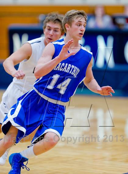Thumbnail 1 in MacArthur @ O'Connor (NISD Boys Basketball Tournament) photogallery.