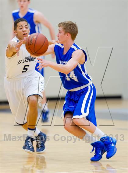 Thumbnail 3 in MacArthur @ O'Connor (NISD Boys Basketball Tournament) photogallery.