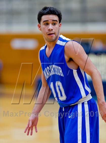 Thumbnail 2 in MacArthur @ O'Connor (NISD Boys Basketball Tournament) photogallery.