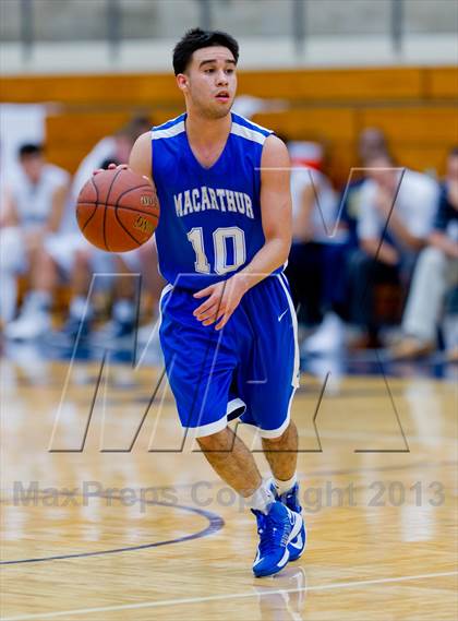 Thumbnail 1 in MacArthur @ O'Connor (NISD Boys Basketball Tournament) photogallery.