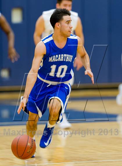 Thumbnail 3 in MacArthur @ O'Connor (NISD Boys Basketball Tournament) photogallery.