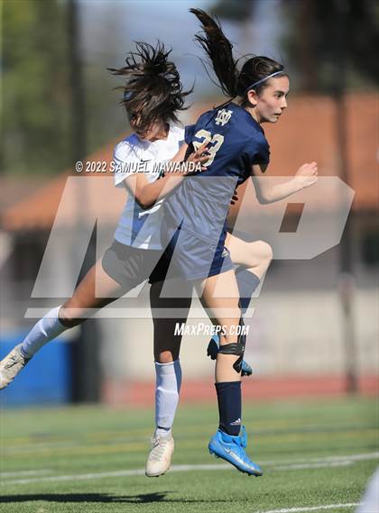 Thumbnail 2 in  Pacifica @ Notre Dame (SO) (CIF SS DIII First Round) photogallery.