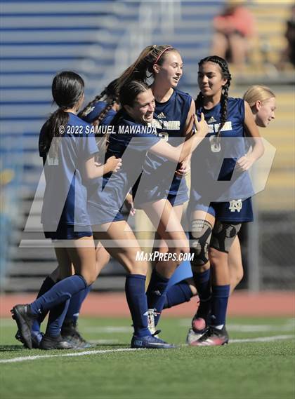 Thumbnail 2 in  Pacifica @ Notre Dame (SO) (CIF SS DIII First Round) photogallery.