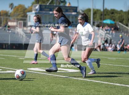 Thumbnail 1 in  Pacifica @ Notre Dame (SO) (CIF SS DIII First Round) photogallery.