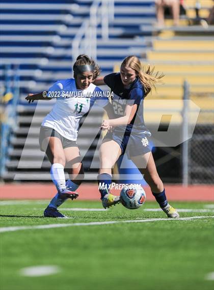 Thumbnail 2 in  Pacifica @ Notre Dame (SO) (CIF SS DIII First Round) photogallery.