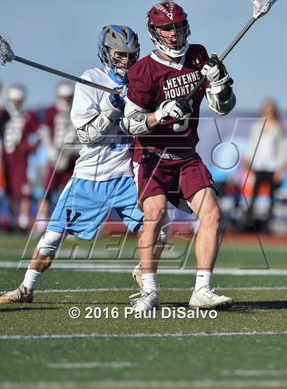 Thumbnail 1 in Cheyenne Mountain @ Valor Christian (Senior Night) photogallery.