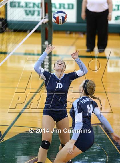 Thumbnail 1 in Prospect vs Glenbard South (Hilltopper Invite) photogallery.