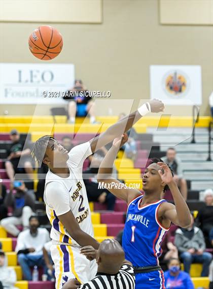 Thumbnail 1 in Duncanville vs. Montverde Academy (Hoophall West Tournament) photogallery.