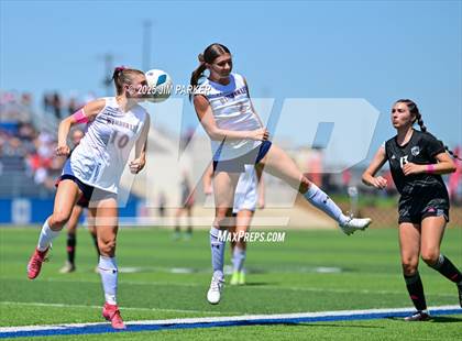 Thumbnail 3 in Wimberley vs. Randall (UIL 4A Soccer Division II Final) photogallery.