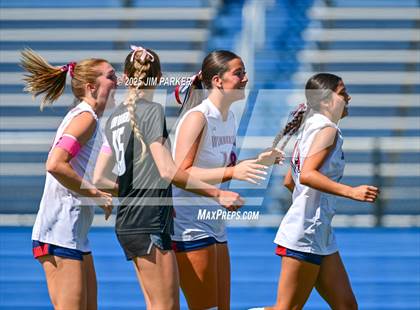 Thumbnail 2 in Wimberley vs. Randall (UIL 4A Soccer Division II Final) photogallery.