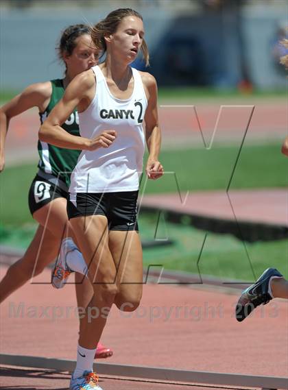 Thumbnail 3 in CIF SS Track and Field Finals (Girls Division 2 - 1600m) photogallery.