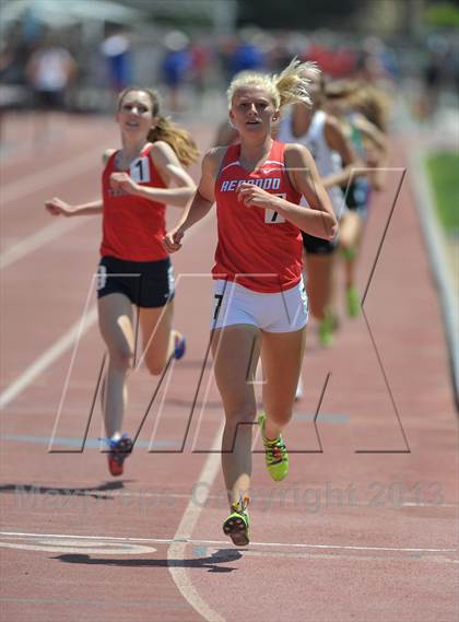 Thumbnail 1 in CIF SS Track and Field Finals (Girls Division 2 - 1600m) photogallery.