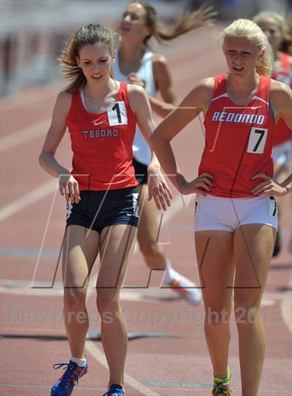 Thumbnail 3 in CIF SS Track and Field Finals (Girls Division 2 - 1600m) photogallery.