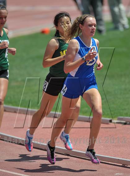 Thumbnail 3 in CIF SS Track and Field Finals (Girls Division 2 - 1600m) photogallery.