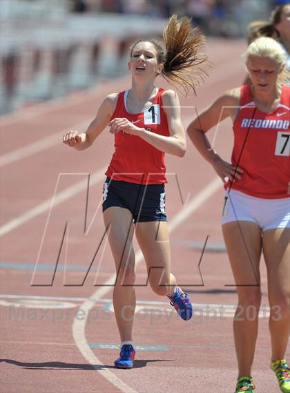 Thumbnail 2 in CIF SS Track and Field Finals (Girls Division 2 - 1600m) photogallery.