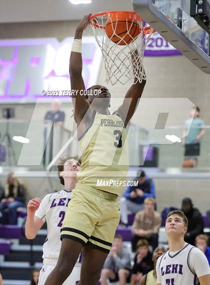 Thumbnail 1 in Pebblebrook vs. Lehi (Utah Holiday Hoopfest) photogallery.