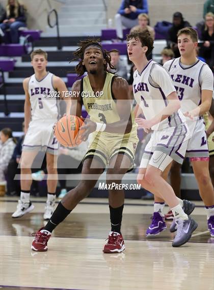 Thumbnail 2 in Pebblebrook vs. Lehi (Utah Holiday Hoopfest) photogallery.