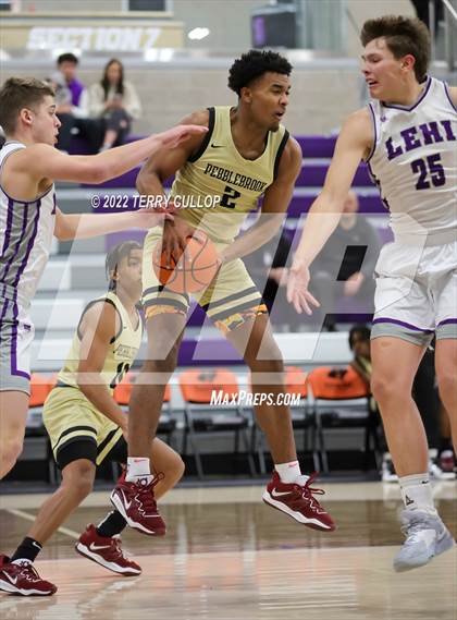 Thumbnail 2 in Pebblebrook vs. Lehi (Utah Holiday Hoopfest) photogallery.
