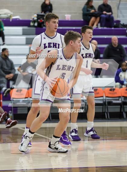 Thumbnail 1 in Pebblebrook vs. Lehi (Utah Holiday Hoopfest) photogallery.