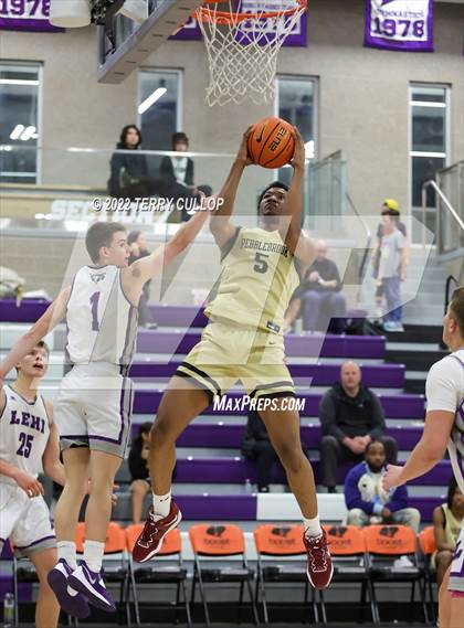 Thumbnail 2 in Pebblebrook vs. Lehi (Utah Holiday Hoopfest) photogallery.