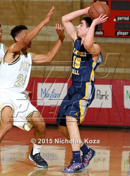 Thumbnail 2 in Long Beach Poly vs. Campbell Hall (Pacific Shores Tournament) photogallery.