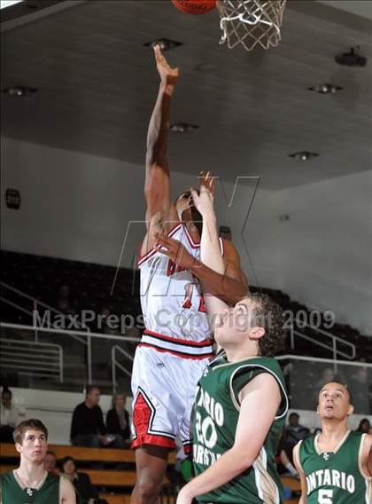 Thumbnail 2 in Ontario Christian vs. Glendora (So Cal Shootout) photogallery.